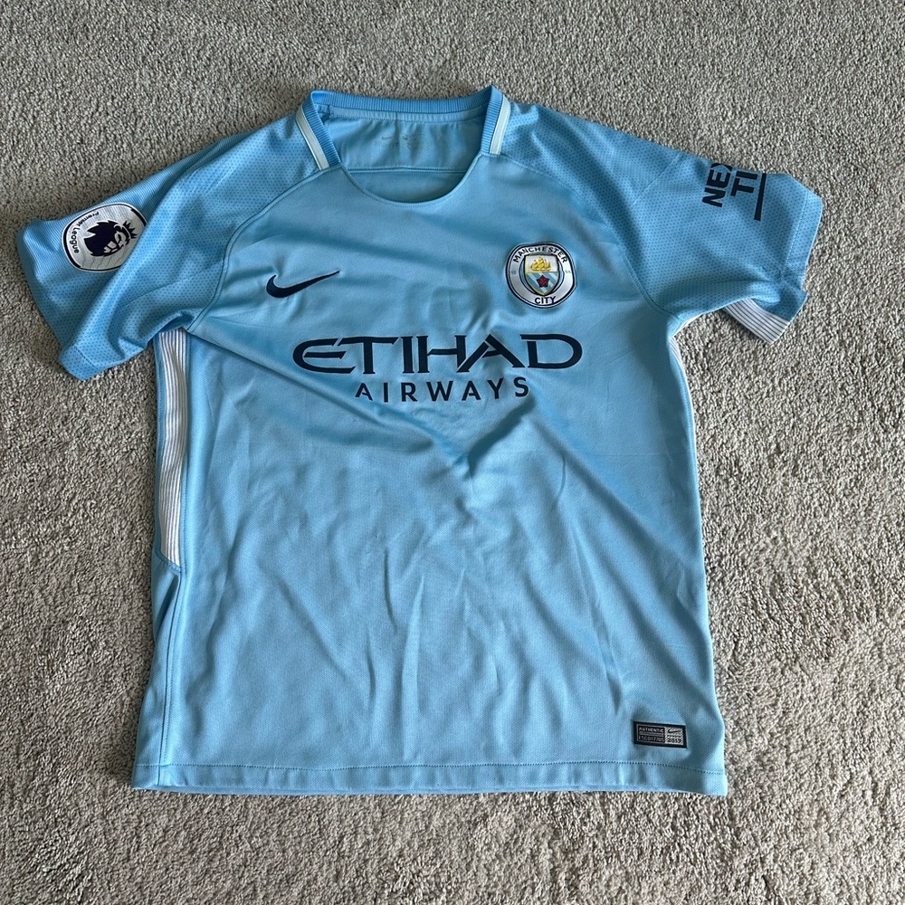 Nike Blue Manchester City Home Jersey